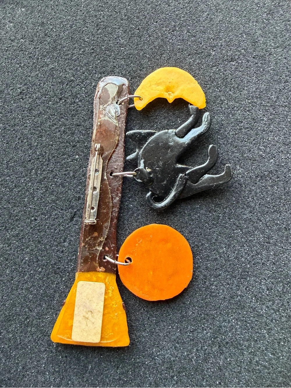 Vintage halloween brooch